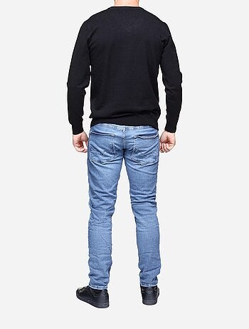 Pull col v - Yves Enzo
