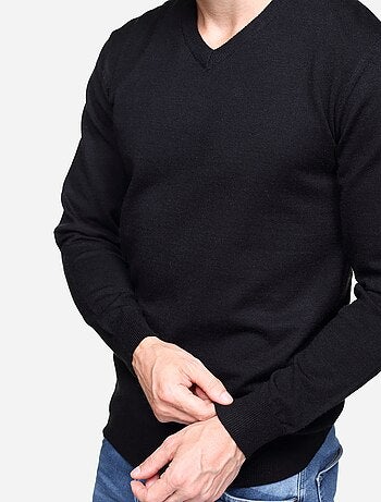 Pull col v - Yves Enzo