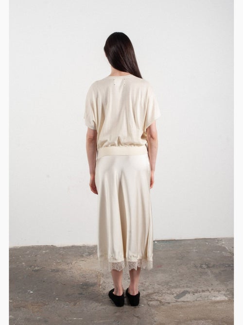 Pull col V à manches chauve souris femme 100% cachemire & laine ultrafin - KELLY 6 - Kiabi