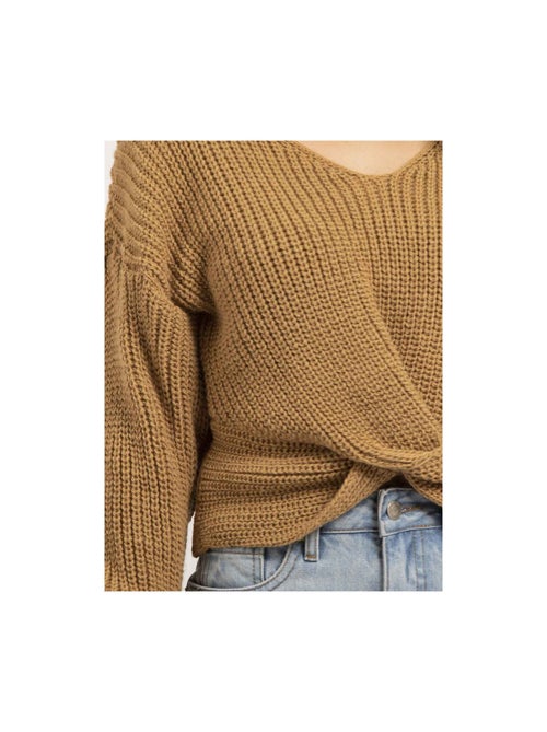 Pull col V avec nœud KIRVINA - Kiabi