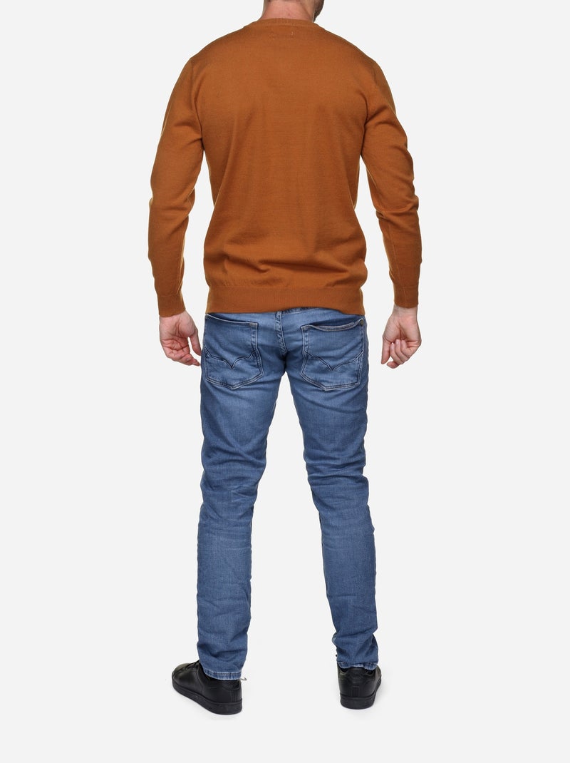 Pull col v Camel - Kiabi