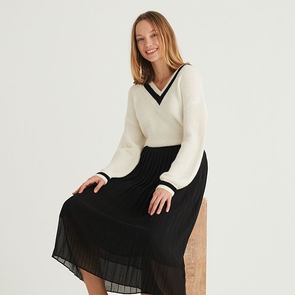 Pull col v kiabi Clearance