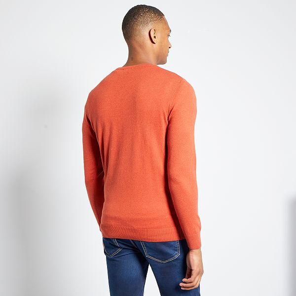 Pull col V éco conçu Homme bleu canard chiné Kiabi 12,00€ Pull col V éco conçu Homme bleu canard chiné Kiabi 12,00€