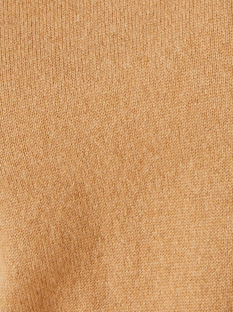 Pull col V en pur cachemire - Damart Bleu - Kiabi
