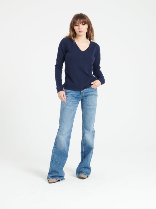 Pull col v femme 100% cachemire - lilly 2a - Kiabi