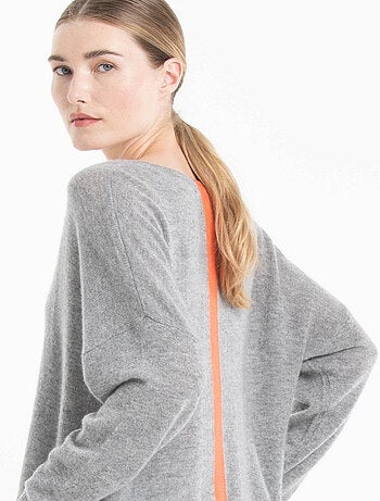 Pull col V femme 100% cachemire - NAMI 23