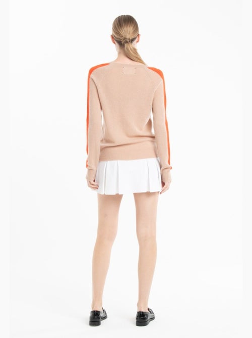 Pull col V femme 100% cachemire - RIA 1 - Kiabi