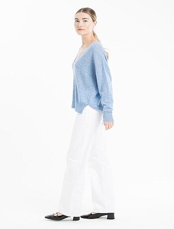 Pull col v femme 100% cachemire - ria 3