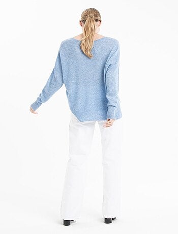 Pull col v femme 100% cachemire - ria 3