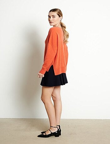 Pull col V femme 100% cachemire - RIA 3