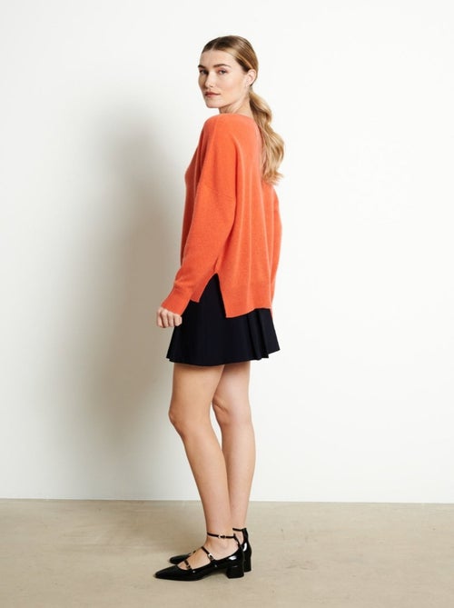 Pull col v femme 100% cachemire - ria 3 - Kiabi Pull col v femme 100% cachemire - ria 3 - Kiabi