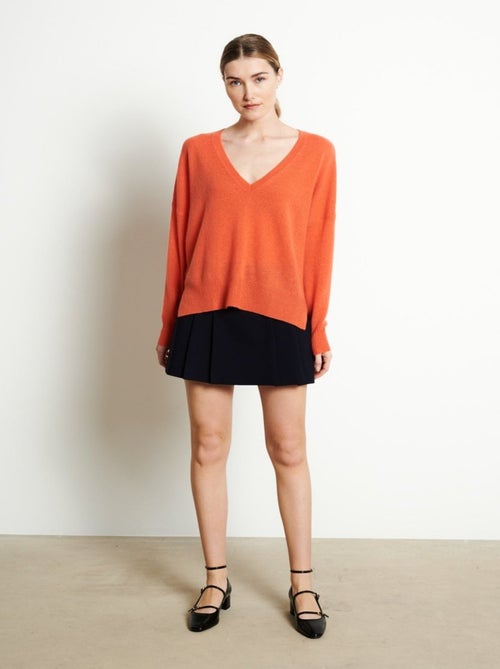 Pull col v femme 100% cachemire - ria 3 - Kiabi Pull col v femme 100% cachemire - ria 3 - Kiabi