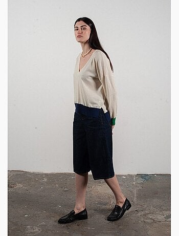 Pull col V femme 100% cachemire & laine ultrafin - KELLY 10