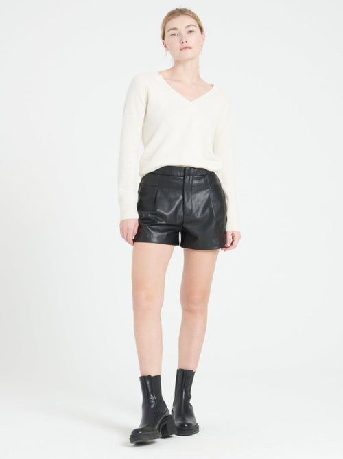 Pull col V femme en cachemire - LILLY 6 - Kiabi