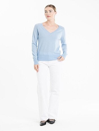 Pull col V femme en cachemire - LILLY 6