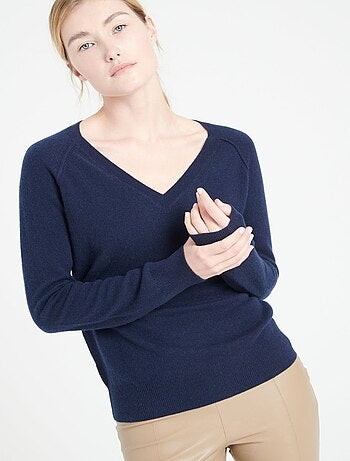 Pull col V femme en cachemire - LILLY 6