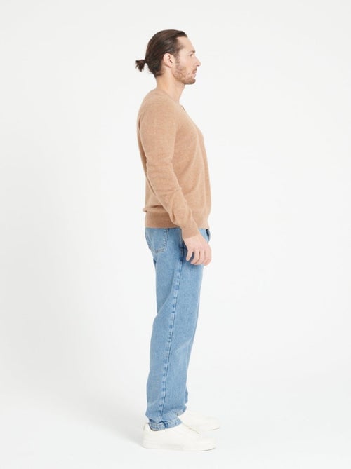 Pull col V homme 100% cachemire - LUKE 1 - Kiabi