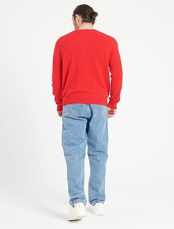 Pull col V homme 100% cachemire - LUKE 1