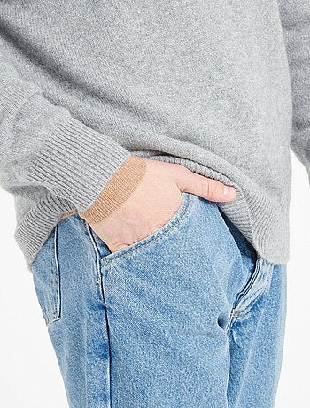 Pull col V homme 100% cachemire 4 fils - LUKE 13