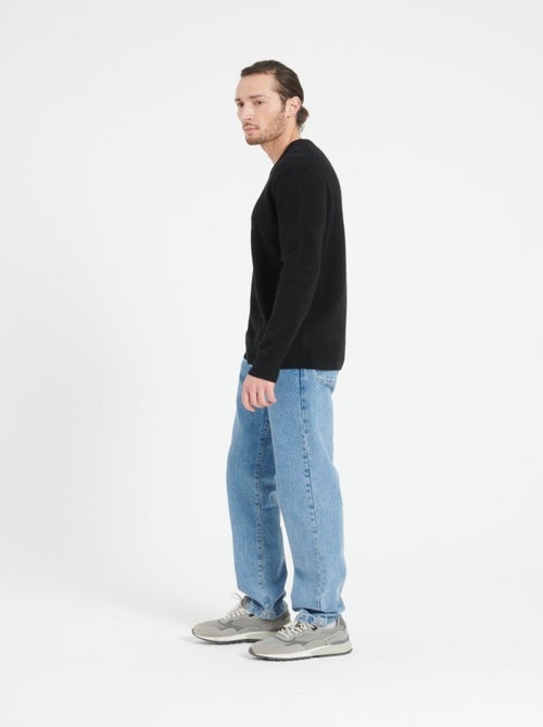 Pull col V homme 100% cachemire 4 fils - LUKE 13 - Kiabi