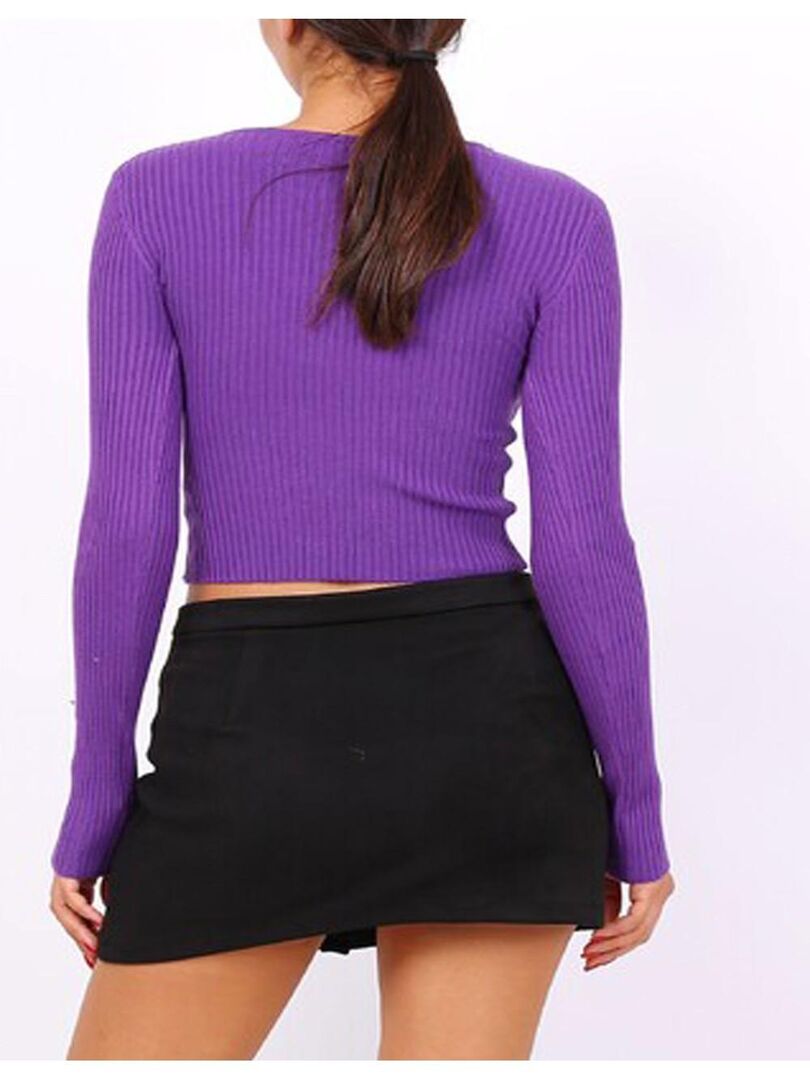Sweat Pull Femme Kettlewell Violet – Taille L – Manches Longues Raglan – Coton, Lavable