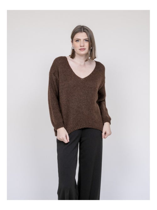 Pull col V KLORIANE - Kiabi