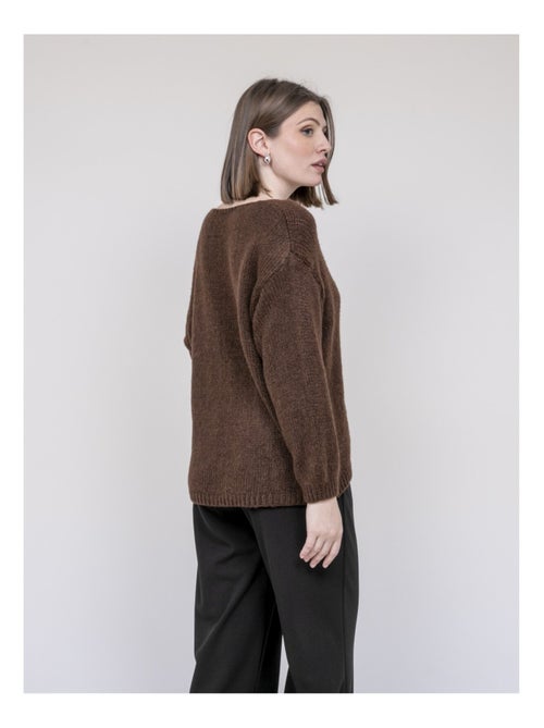 Pull col V KLORIANE - Kiabi