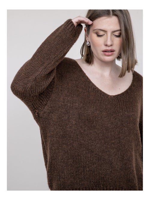 Pull col V KLORIANE - Kiabi