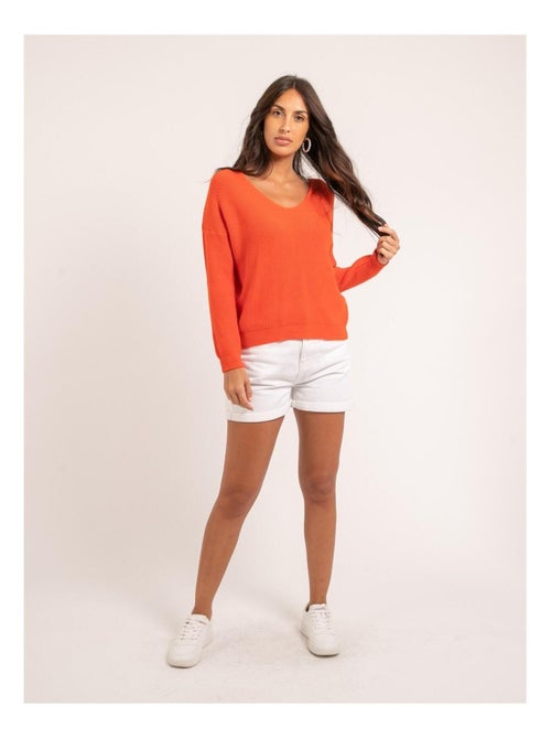 Pull col V KYLEENA - Kiabi