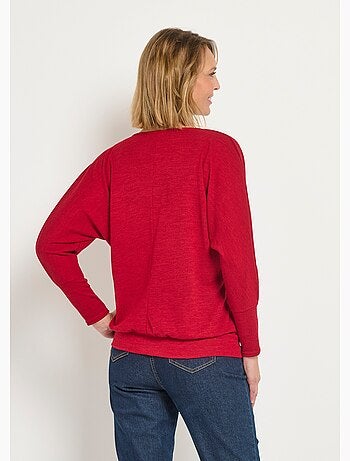 Pull col V manches et base resserrés - AFIBEL