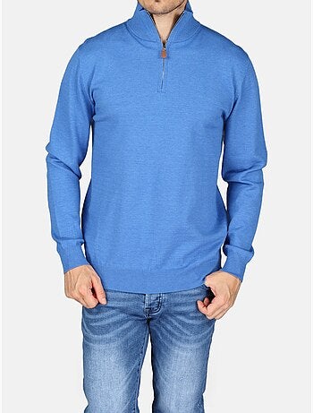 Pull col montant zippé - Yves Enzo