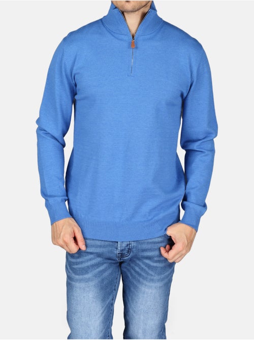 Pull col zippé - Yves Enzo - Kiabi Pull col zippé - Yves Enzo - Kiabi