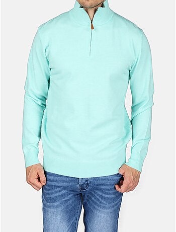 Pull col montant zippé - Yves Enzo
