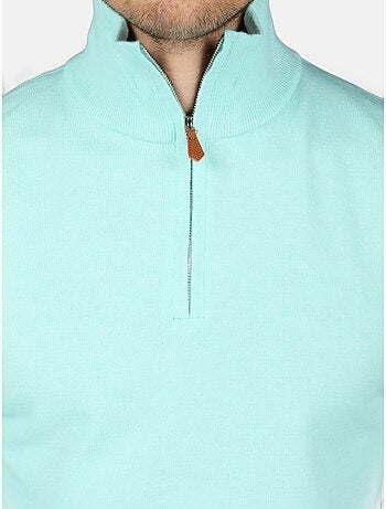 Pull col montant zippé - Yves Enzo