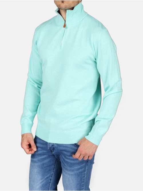 Pull col zippé - Yves Enzo - Kiabi Pull col zippé - Yves Enzo - Kiabi