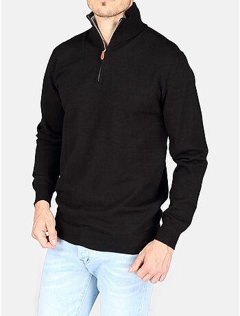 Pull col montant zippé - Yves Enzo