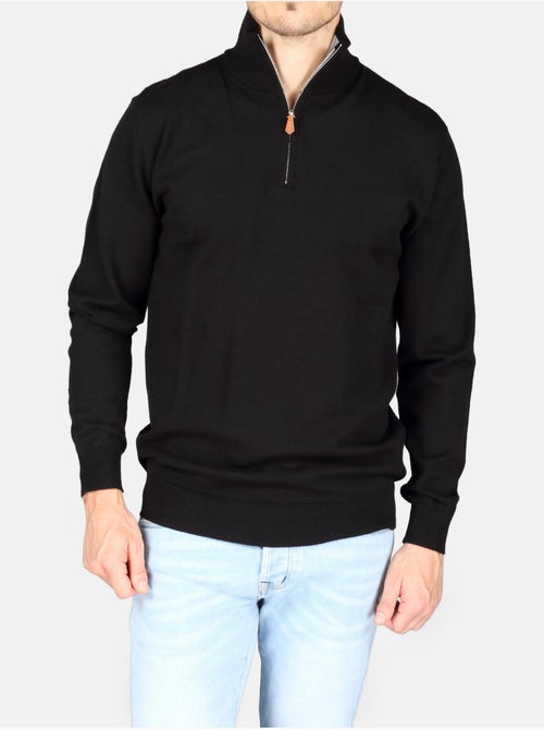 Pull col zippé - Yves Enzo - Kiabi Pull col zippé - Yves Enzo - Kiabi