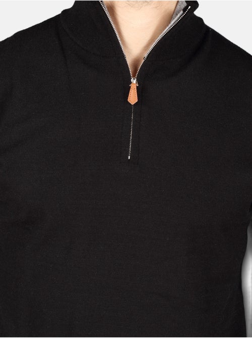 Pull col zippé - Yves Enzo - Kiabi Pull col zippé - Yves Enzo - Kiabi