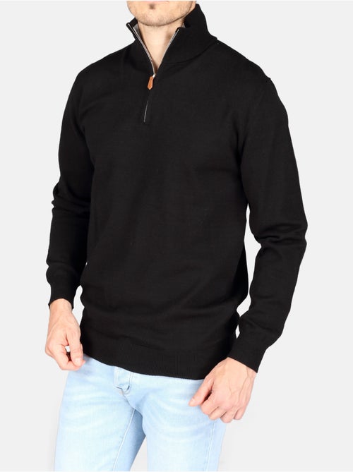 Pull col zippé - Yves Enzo - Kiabi Pull col zippé - Yves Enzo - Kiabi