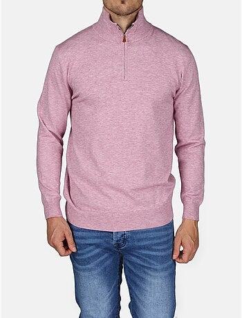 Pull col montant zippé - Yves Enzo