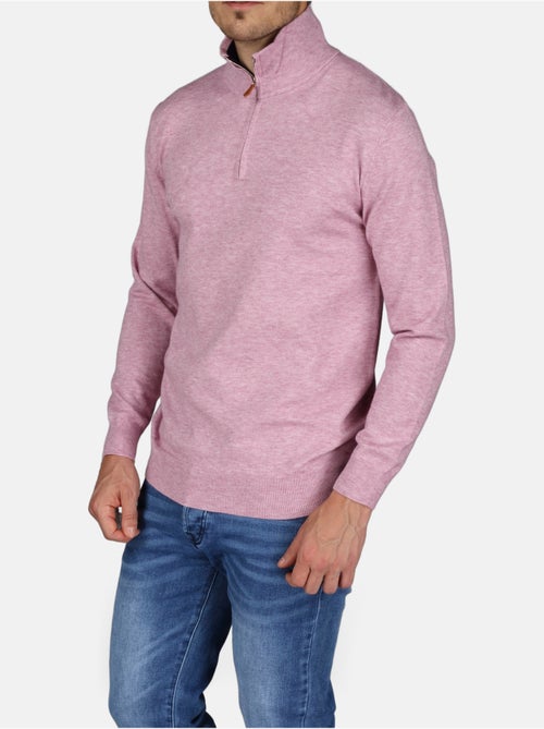 Pull col zippé - Yves Enzo - Kiabi Pull col zippé - Yves Enzo - Kiabi