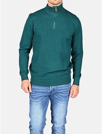 Pull col montant zippé - Yves Enzo