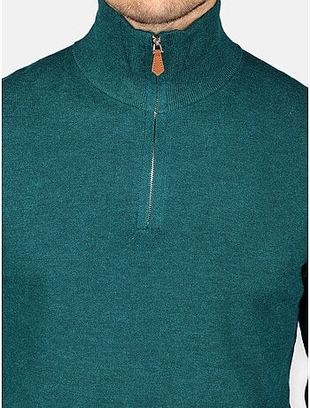 Pull col montant zippé - Yves Enzo