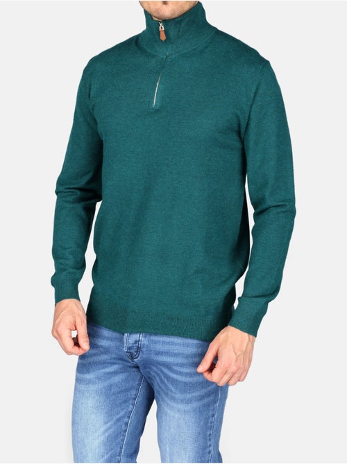 Pull col zippé - Yves Enzo - Kiabi Pull col zippé - Yves Enzo - Kiabi