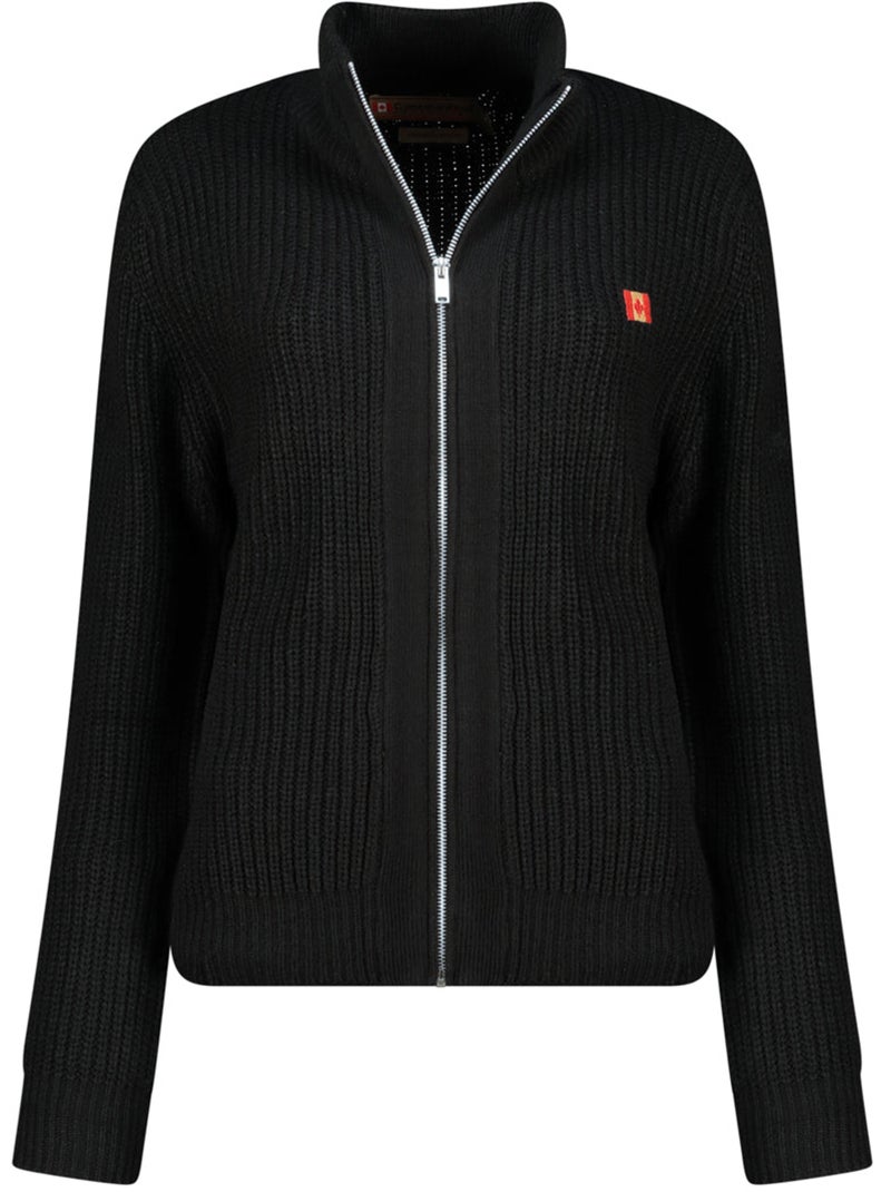 Pull col zippé flexibleak – canadian peak Noir - Kiabi