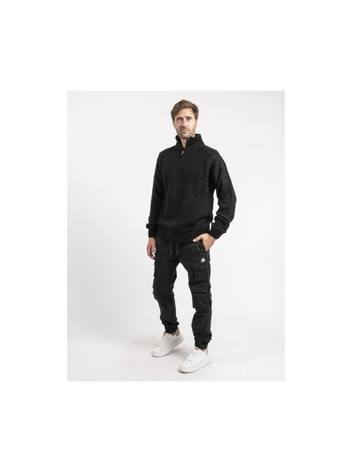 Pull col zippé LOGIPAL - Kiabi