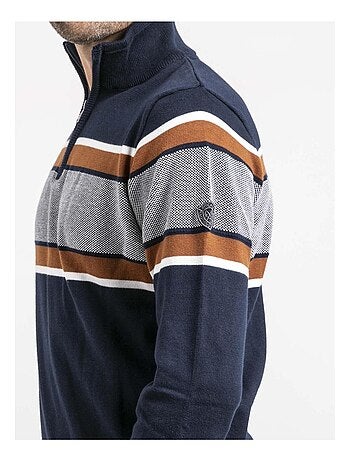 Pull col zippé LOGONAL