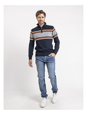 Pull col zippé LOGONAL