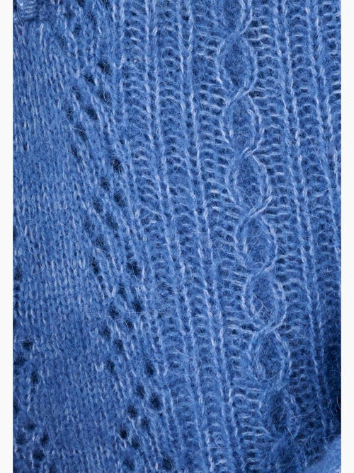 Pull col zippé mélange alpaga - Damart - Kiabi