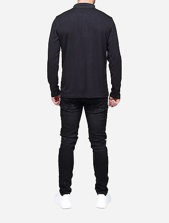 Pull colo polo zippé
